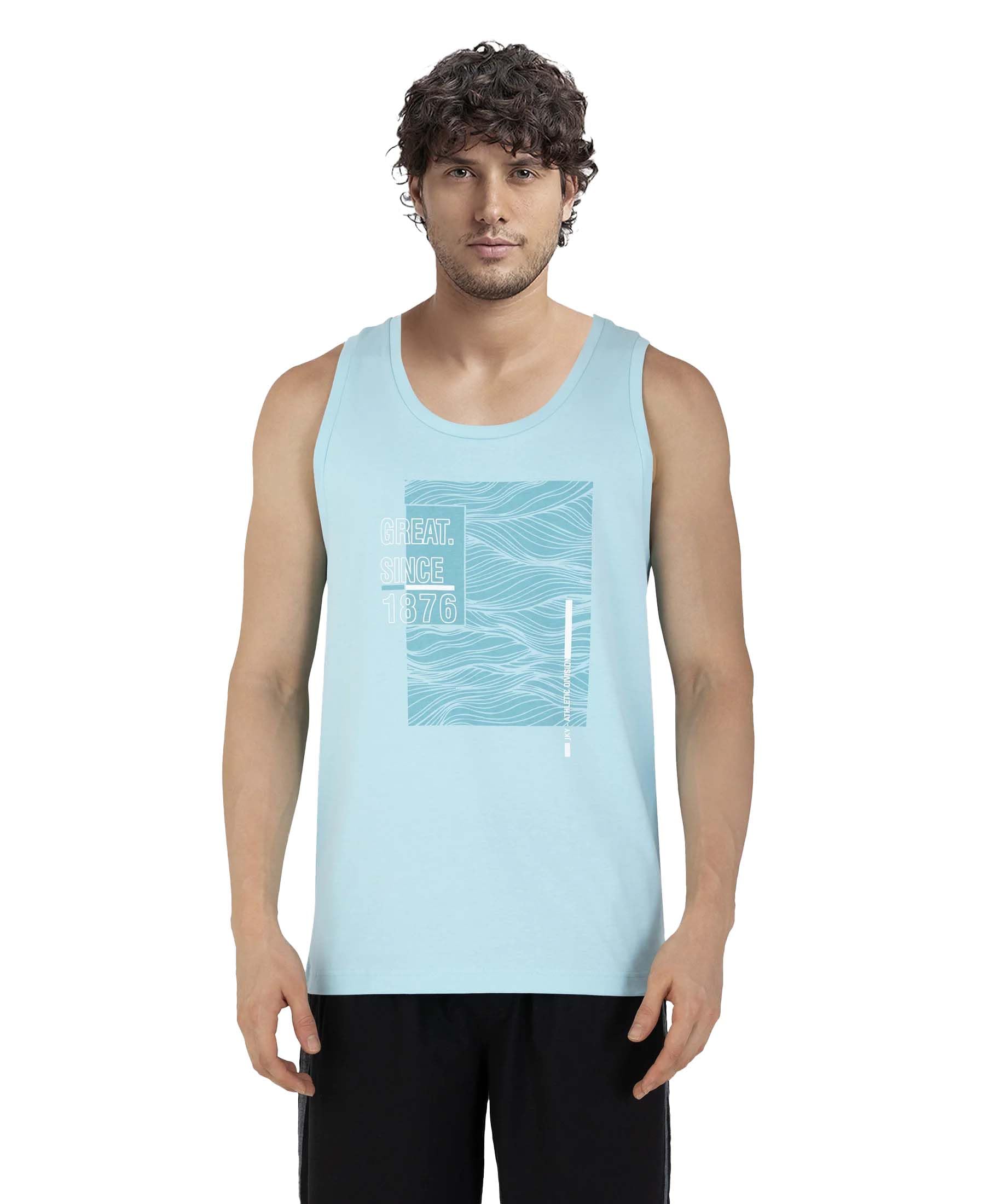 jockey Men's Super Combed Cotton Regular Fit 9928 Rich Graphic Printed Low Neck Tank Top with Stay Fresh Treatment (Prints May Vary)-picture-28
