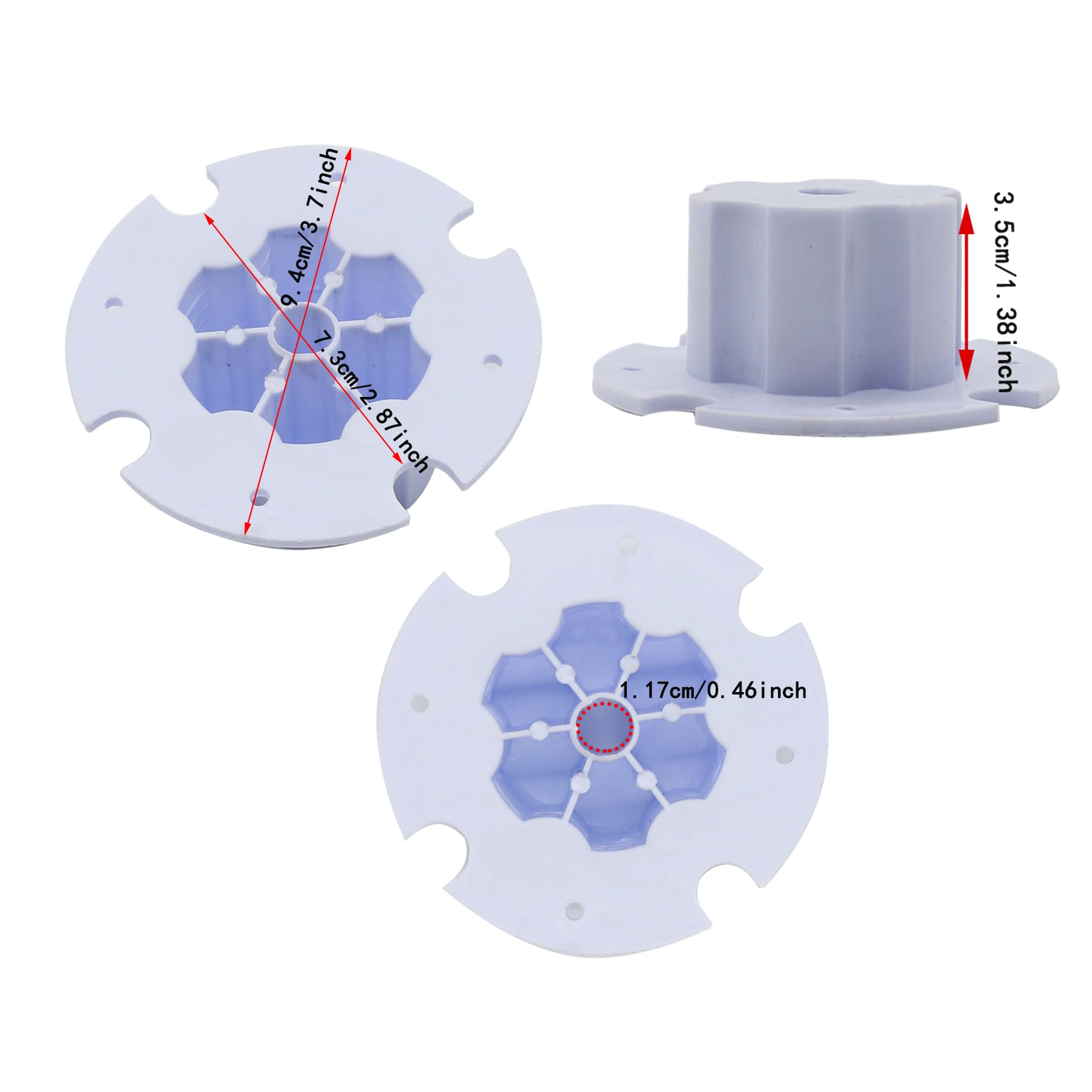 Generic 2 Pcs Children Electric Car Tire Adapter Drive Gear Connect Connection Clip for Gear Box Powered Ride-On Car Ride On Car Parts Kids Toy car Gearbox Coupler Replacement Parts for Ride On Toys