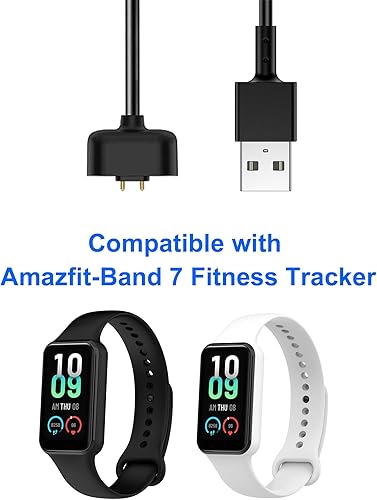 Miniatura 2 de Cable de carga de repuesto para Amazfit Band 7 (paquete de 2/3.3 pies)