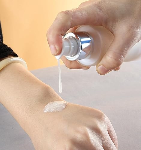 Miniatura 2 de Botella vacía recargable de vidrio esmerilado para base de maquillaje, envases de bomba de viaje, frascos de almacenamiento de cosméticos para