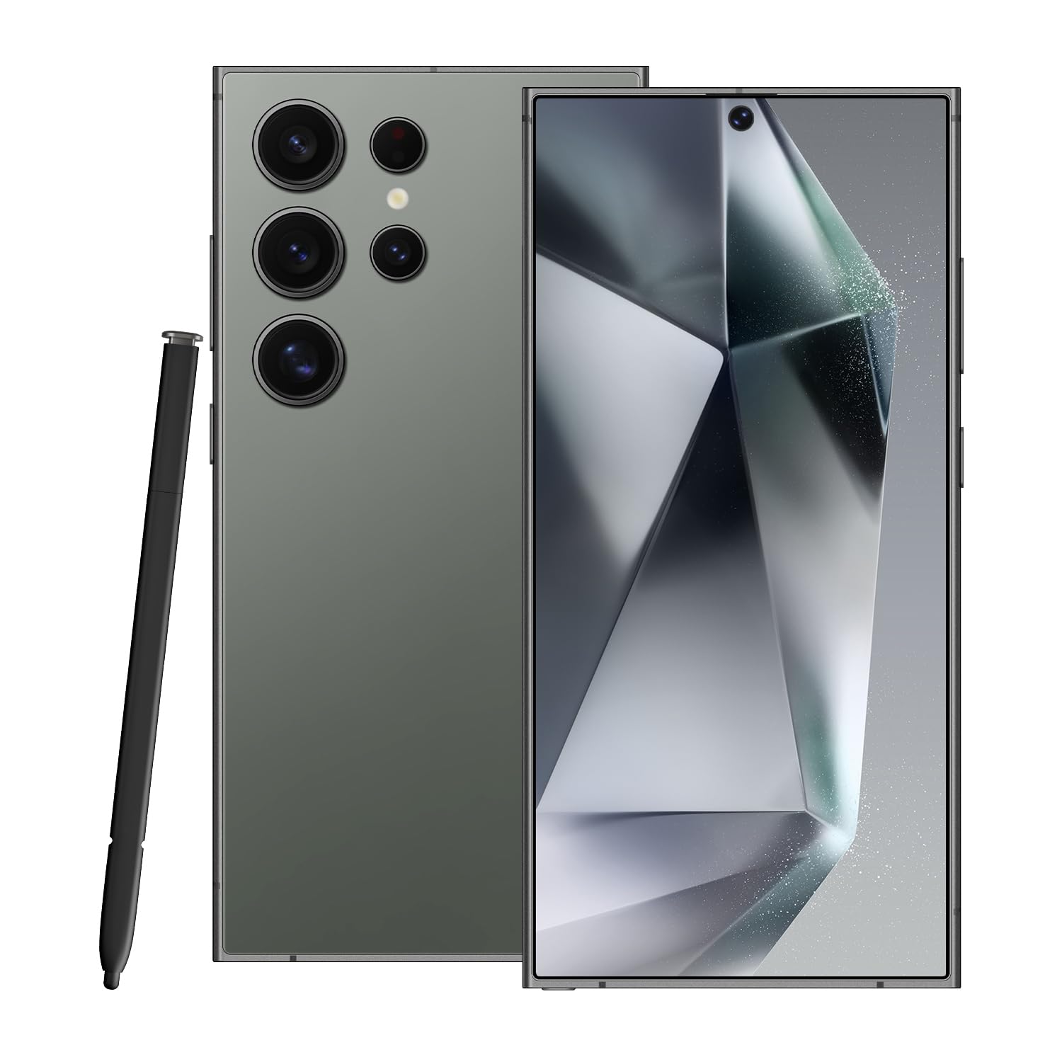 I24 Ultra Android Phone | Unlocked Phones | 8+256GB Unlocked Smartphone | Super Fast Charging | 13MP+50MP Camera | 5G Cell Phone | US Version | Dual SIM | GPS(Forest Green)
