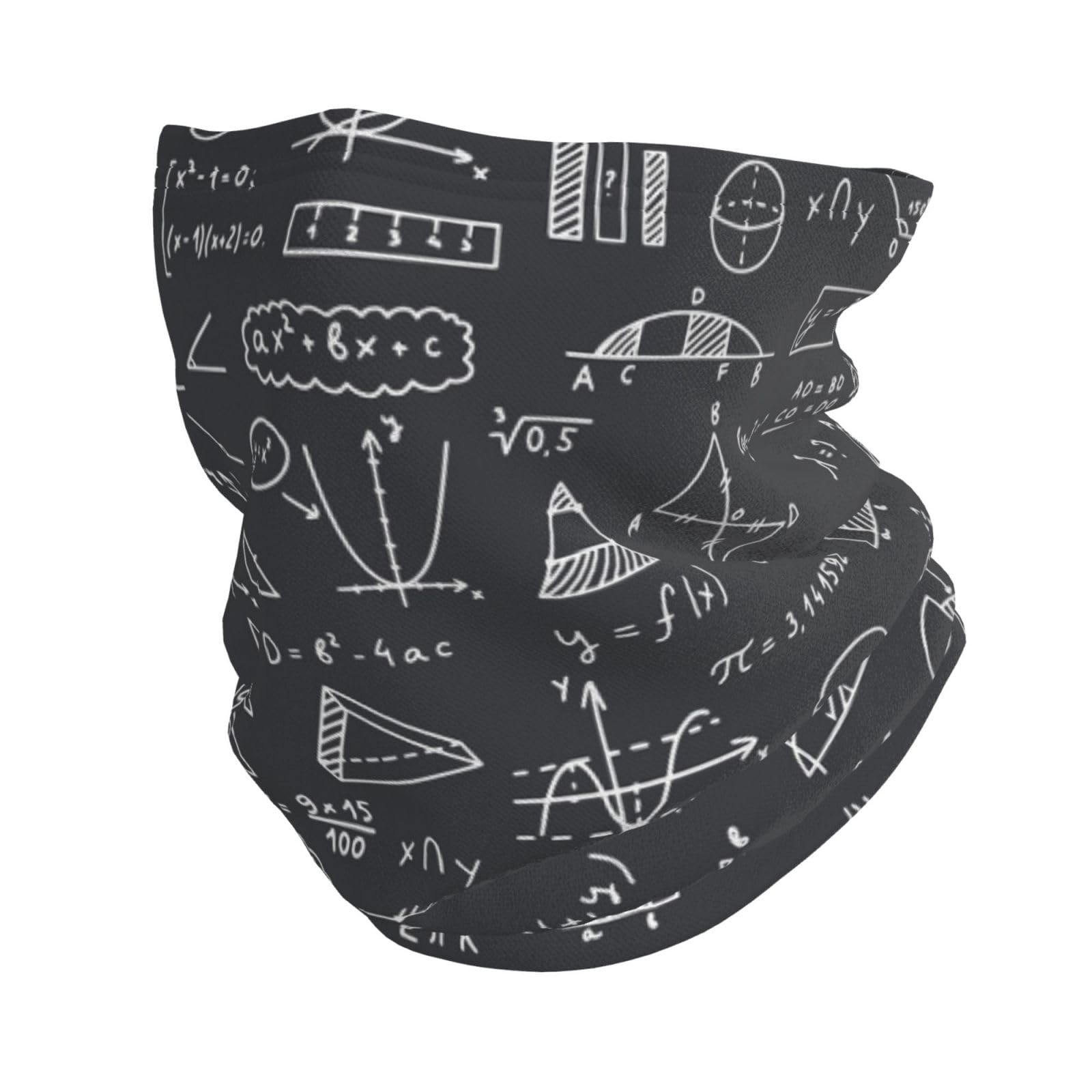 Hyaszst Unisex As Picture Bandana Multifunctional Headwear Scarf Face Shield Neck Warmer Tube,Math Teacher Gifts