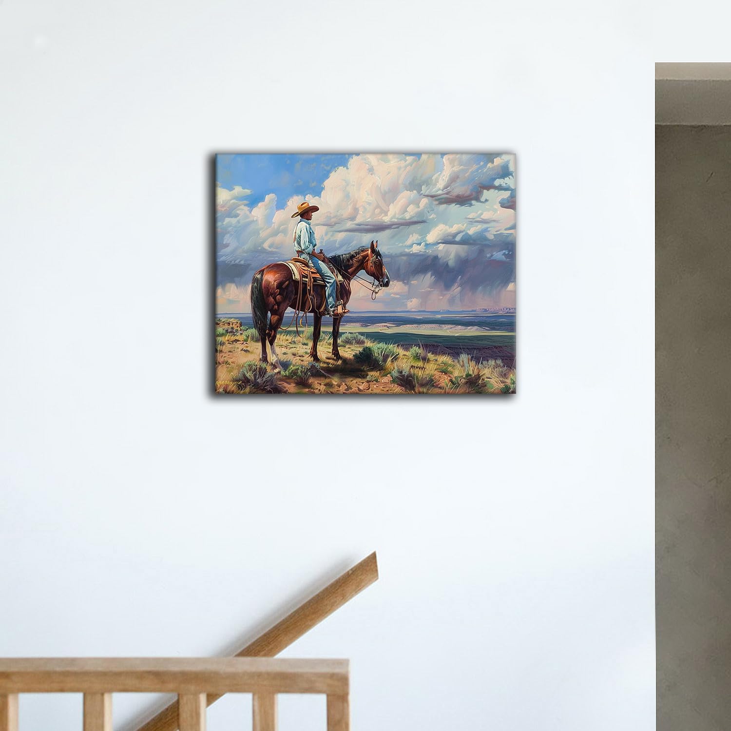 Amazon.co.jp: ウエスタンカウボーイウォールアート、アメリカテキサス
