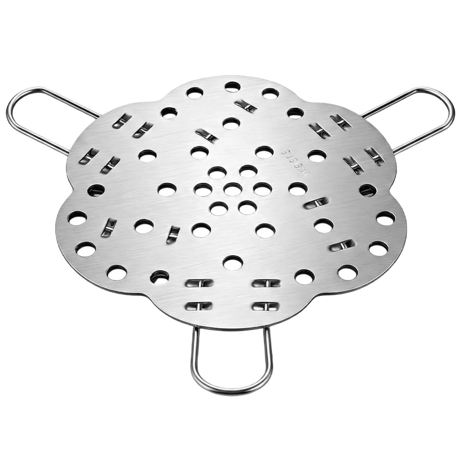Muiltvoe Steamer Basket, Stainless Steel Folding with Rack, Stainless Steel Steamer Basket for Pot, for Vegetables Dumplings Rice Fish Food Meal Prep Pan Cooker