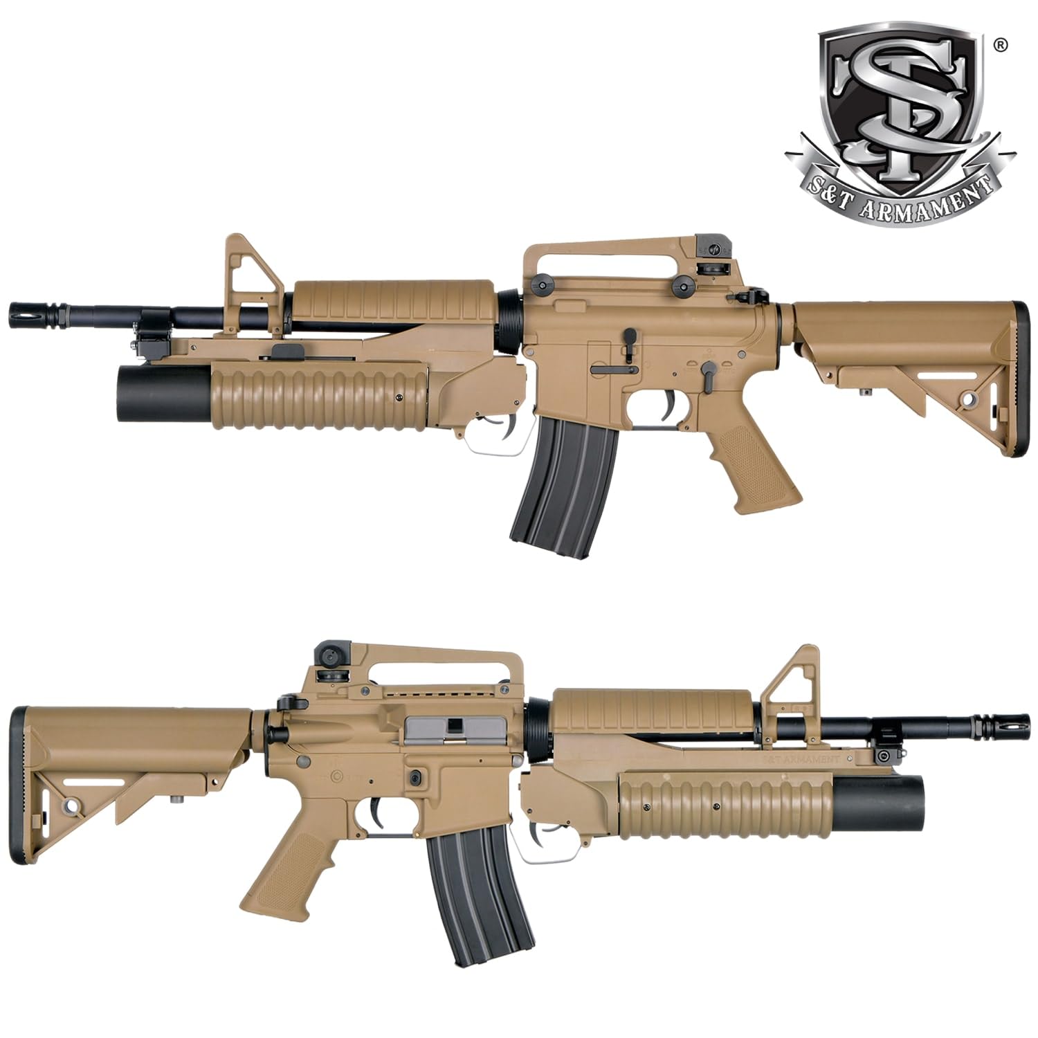 東京マルイ　電動ガン　M4カービン　サンプロ製？M203付き Amazon.co.jp: S&T M4A1 スポーツライン電動ガン with M203 グレネード