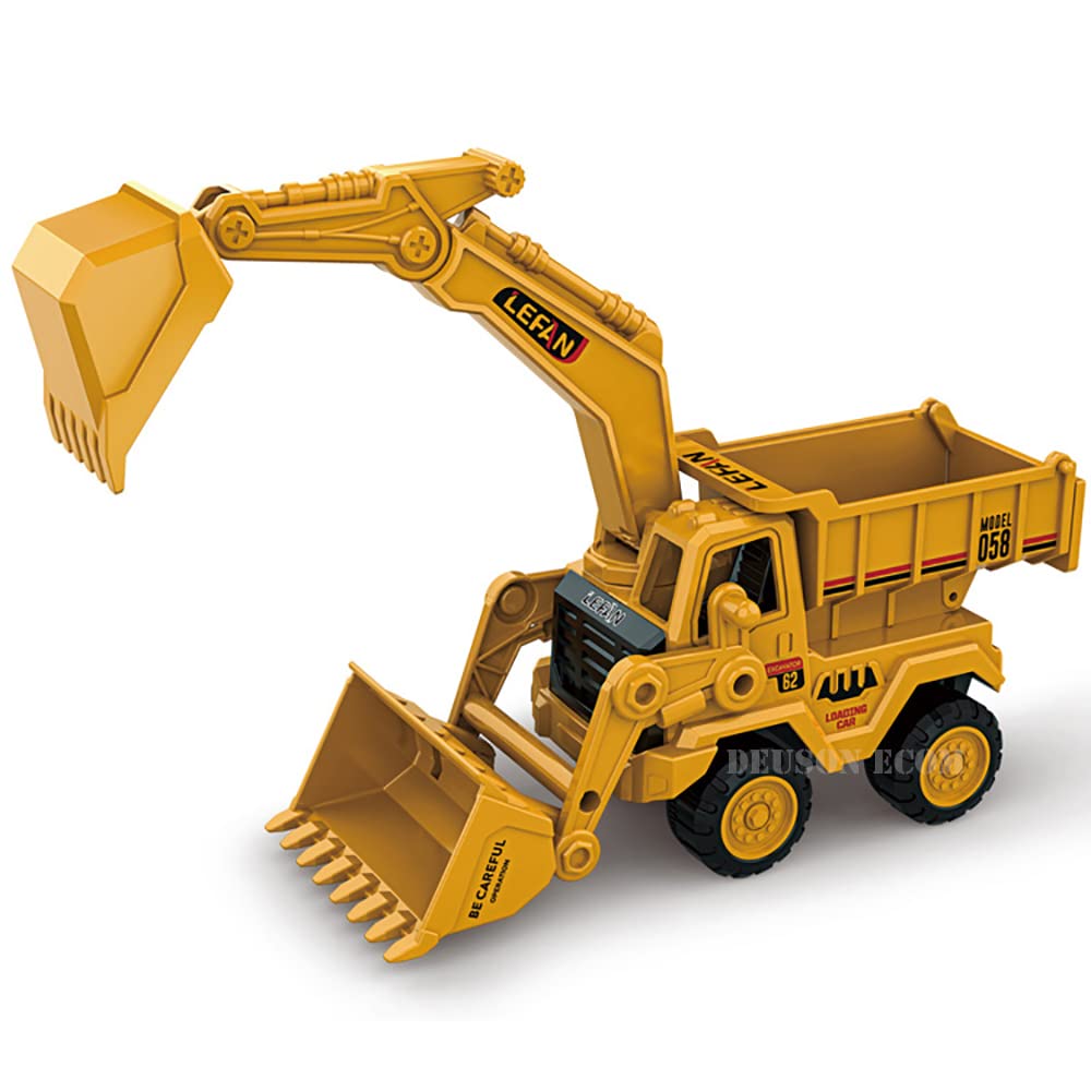 DEUSON ECOM Unbreakable Construction Vehicles for Kids Pretend Play Toy Trucks Bulldozer Play Set Building Vehicles Set for Kids 3-14 Years Excavator (168-62B) - Multicolor (B0BM4DN8Z2) Amazon Price History, Amazon Price Tracker