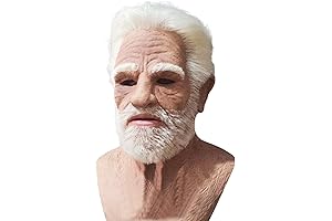 GHDLM Máscaras De Halloween, Máscaras De Viejo Realista