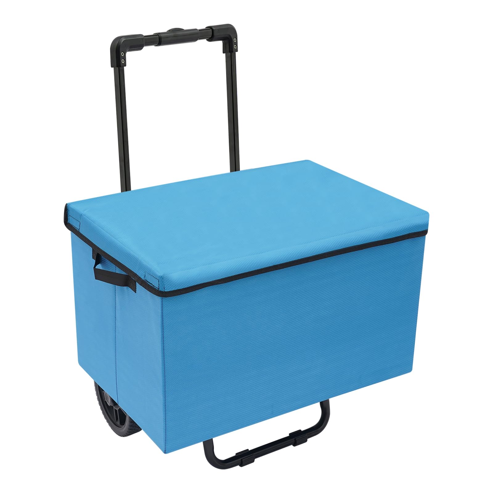 festival trolley， Portable Folding Market Cart, Canopy, Green, 120cm(Azul)
