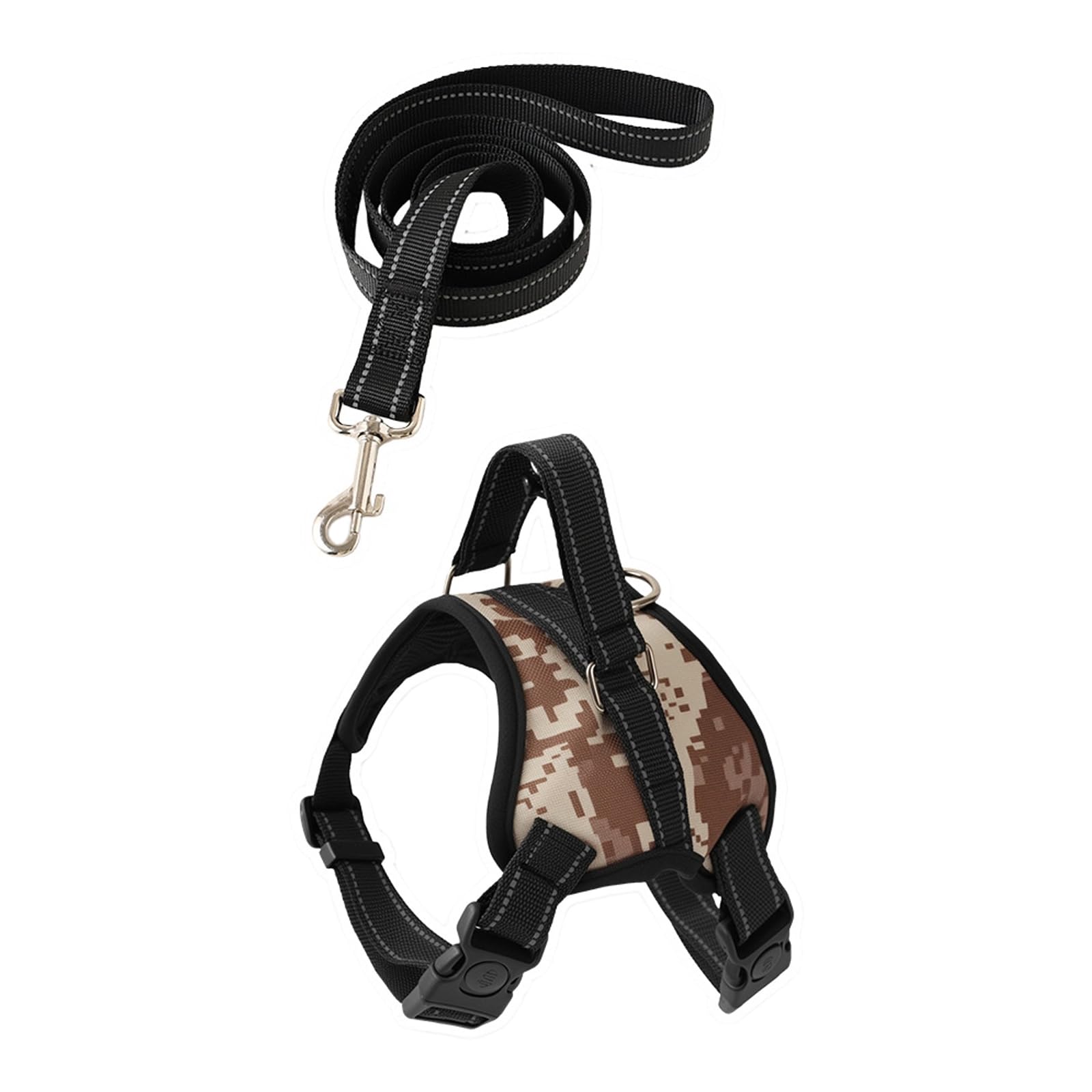 Muiltvoe Highly Strength Dog Harness Vest with Rope for Daily Outdoors Adventure Training Control Comfortable for Large Breeds Dog Training Harness