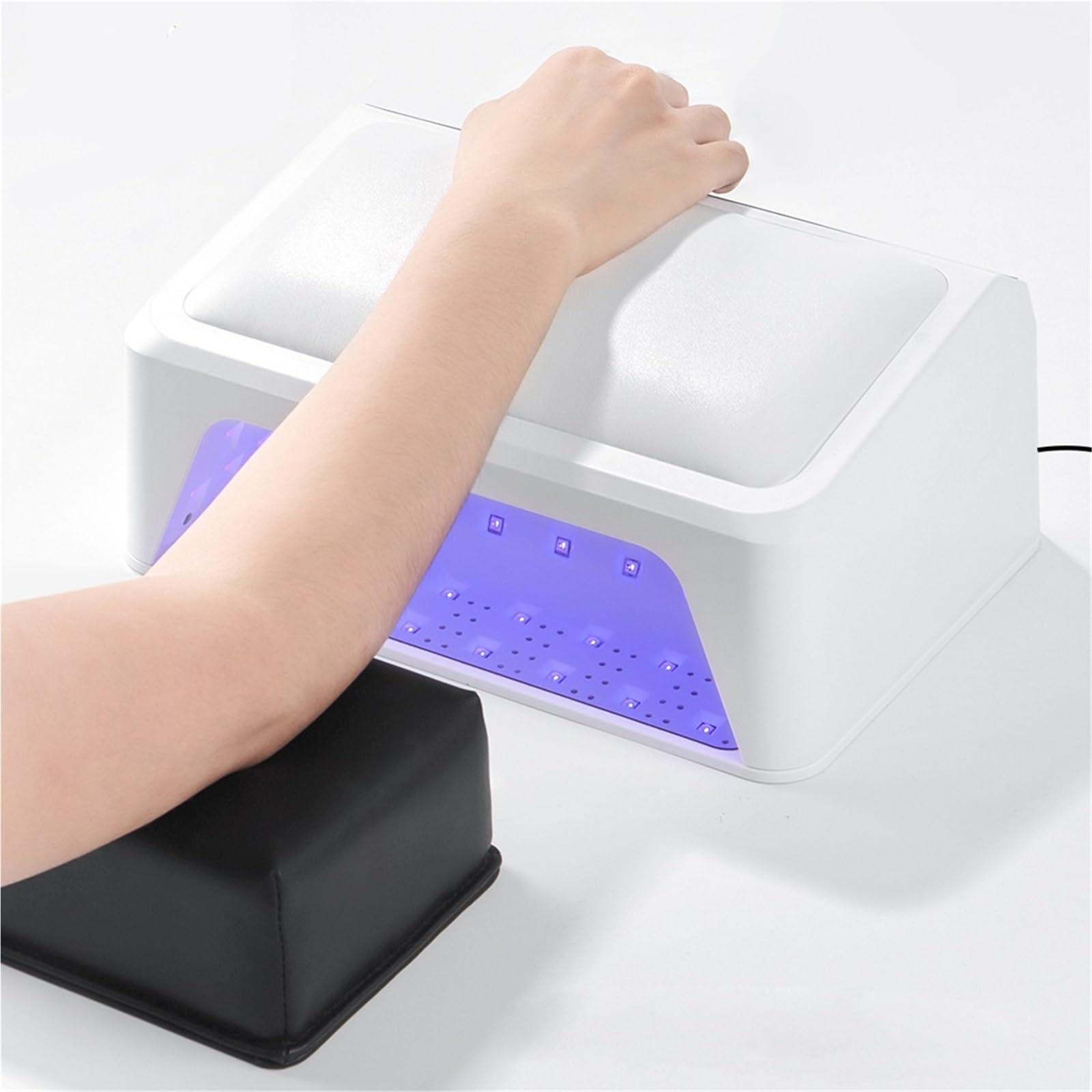 Lampa do paznokci Slope Pillow 72W, 66 koralików, lampa UV LED, lustrzana podstawa, utwardzanie wszystkich żeli, manicure Praktyczny