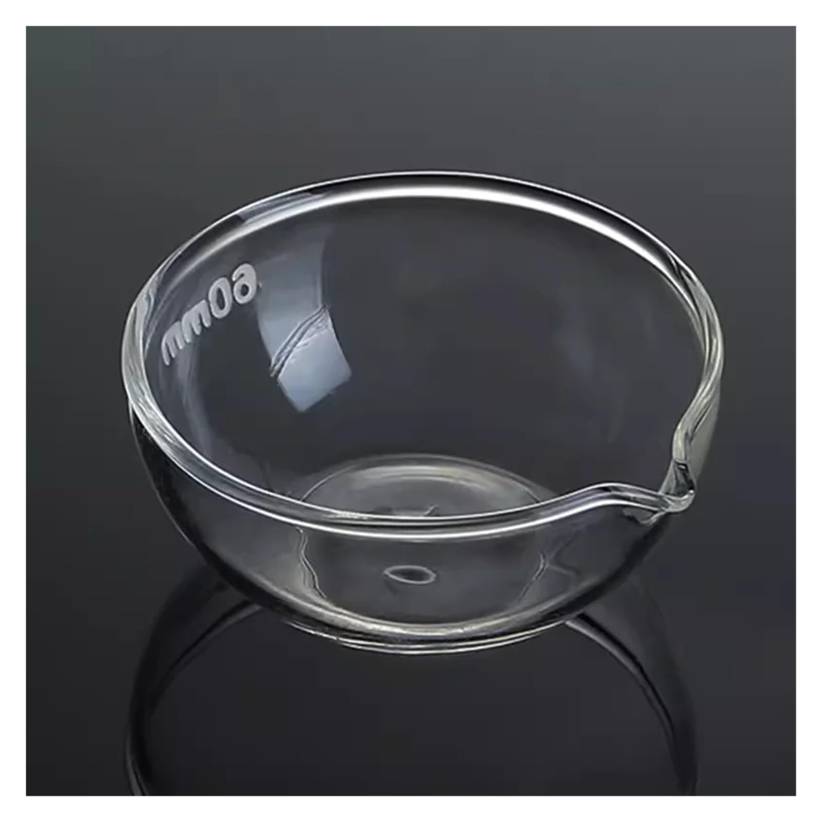 1 cápsula de evaporación de vidrio grueso, fondo, fondo redondo, for laboratorio, de borosilicato de alta calidad.(150mm,Flat Bottom)