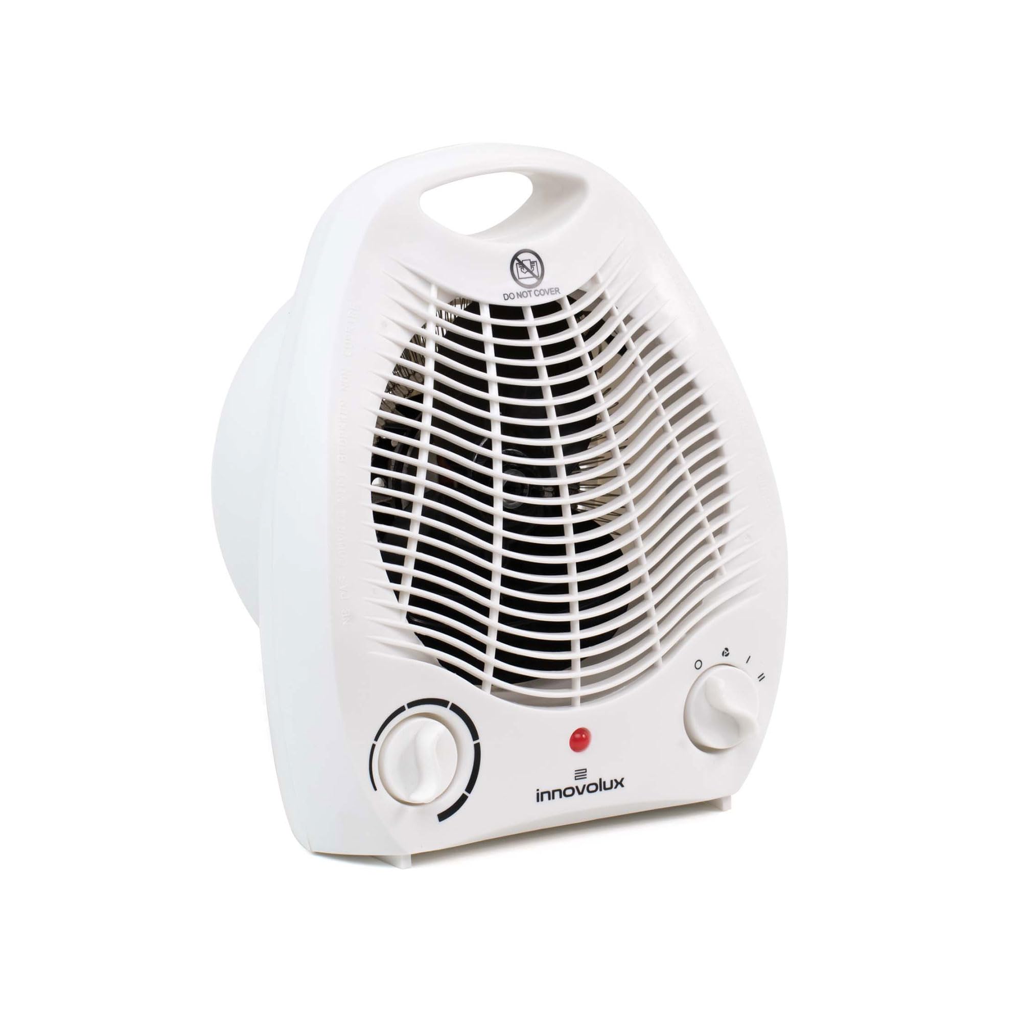 THE SECRET HOME - Calefactor con Termostato Regulable de 2 Potencias - 23x14x27 cm - Calefactor de 1000/2000W