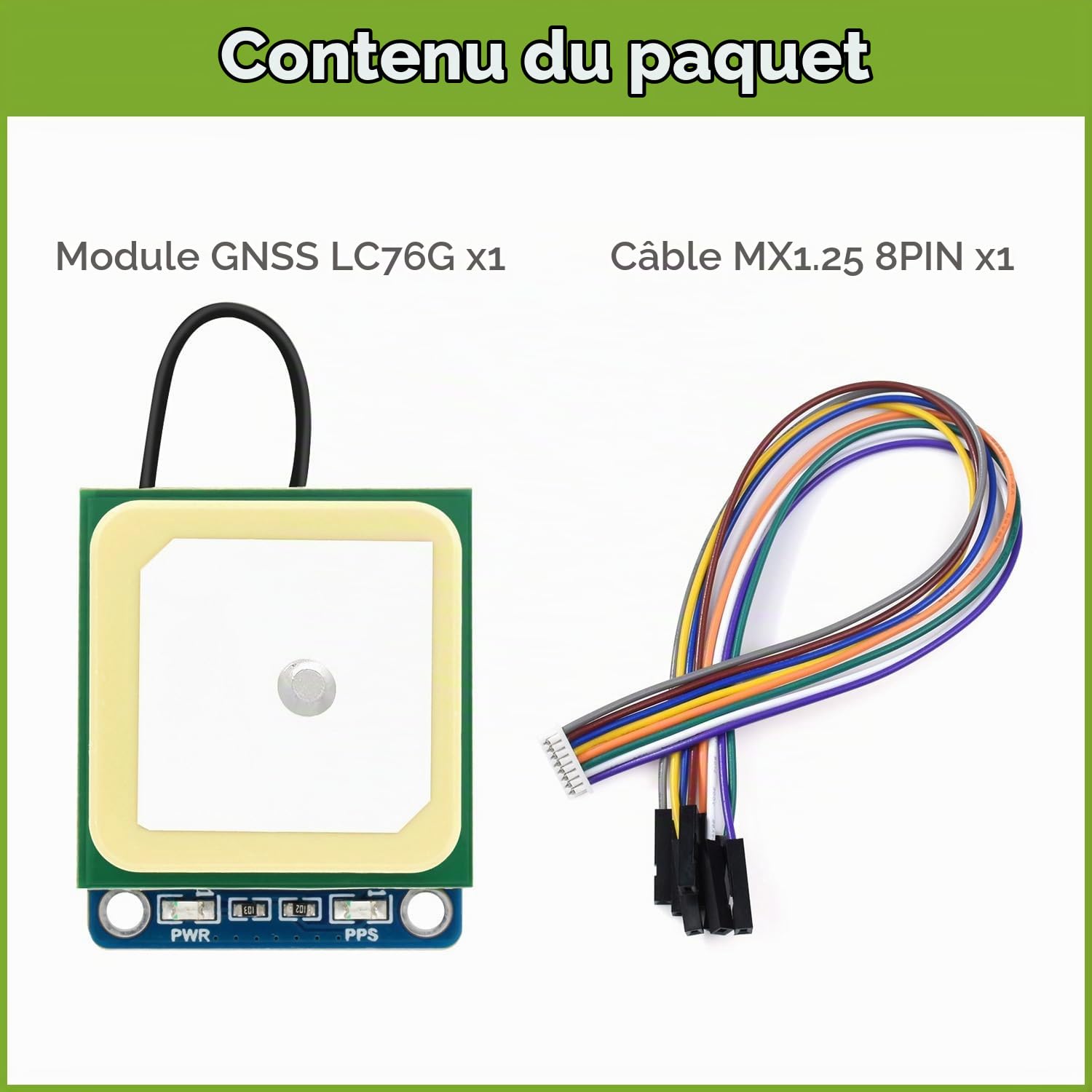 Waveshare LC76G Multi-GNSS Module Compatible with Raspberry PI, Supports GPS, BDS, GLONASS, Galileo, QZSS,Provides Multi-Platform Resources and Tutorials for Secondary Development and Integration