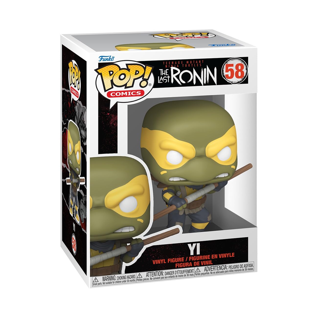 Funko Pop! Comics: Teenage Mutant Ninja Turtles, Yi, TMNT Comics, Collectable Vinyl Figure, Gift Idea, Official Merchandise