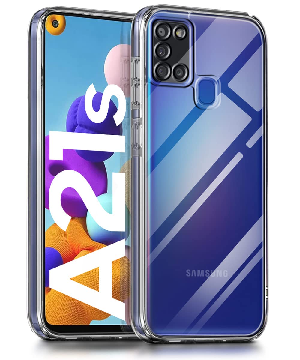 WOW IMAGINE Ultra-Hybrid Crystal Clear Back Case Cover for Samsung Galaxy A21s | Hard Back | Slim Fit Shockproof Design | Camera Protection Bump | Back Cover Case (PC,TPU | Transparent) (B0C2QH9BW1) Amazon Price History, Amazon Price Tracker