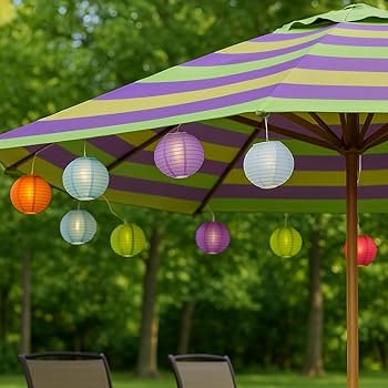 Aazon.co: Relaxdays LED Lapions, 10-Piece Set, Battery-Powered