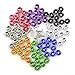 10 Pack M6 Anodized Aluminum Washers and Bolts for Automotive Use Suitable for For fender and Headlight Installation (Red)