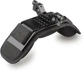 Almofada de ombro para câmera de vídeo DSLR da Camvate, com bloqueio de trilho de 15 mm, sistema de suporte DV/DC DSLR Rigs