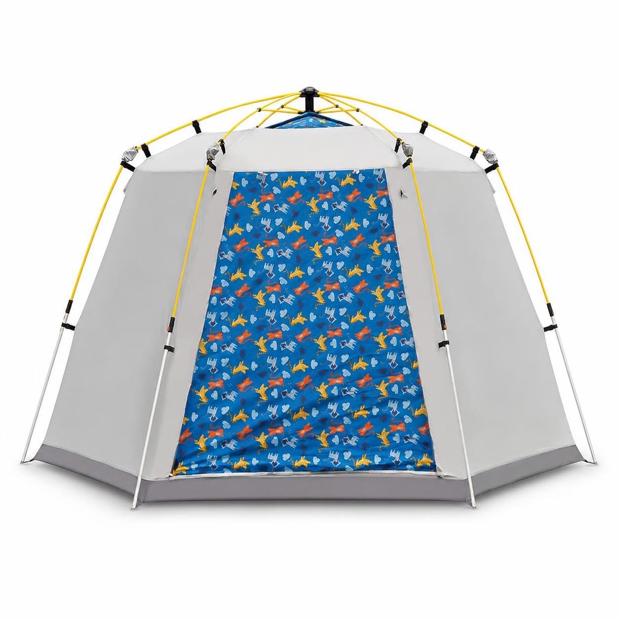 Camping Zelt für 3 oder 4 Personen – Zelt mit Fiberglasstangen