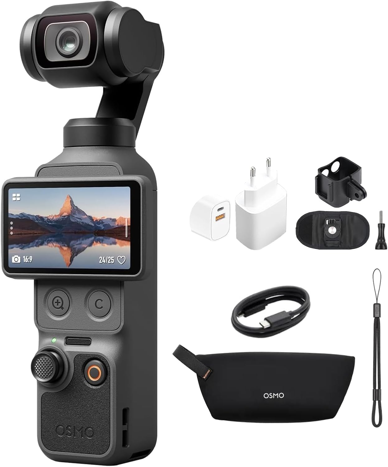 DJI Pack Esencial Osmo Pocket 4 Bundle, cámara para videovlogs de Bolsillo con estabilizador, 1″ CMOS y 4K/240 fps, estabilización de 3 Ejes (Combinación Esencial) — view 10