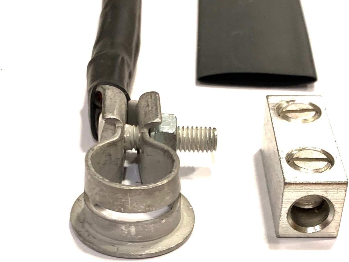 EDS 926-4012 9264012 Quick Connect Negative Battery Terminal Harness Repair Splice Kit (2 AWG) for Toyota Nissan Ford Hyundai Mazda etc Vehicles