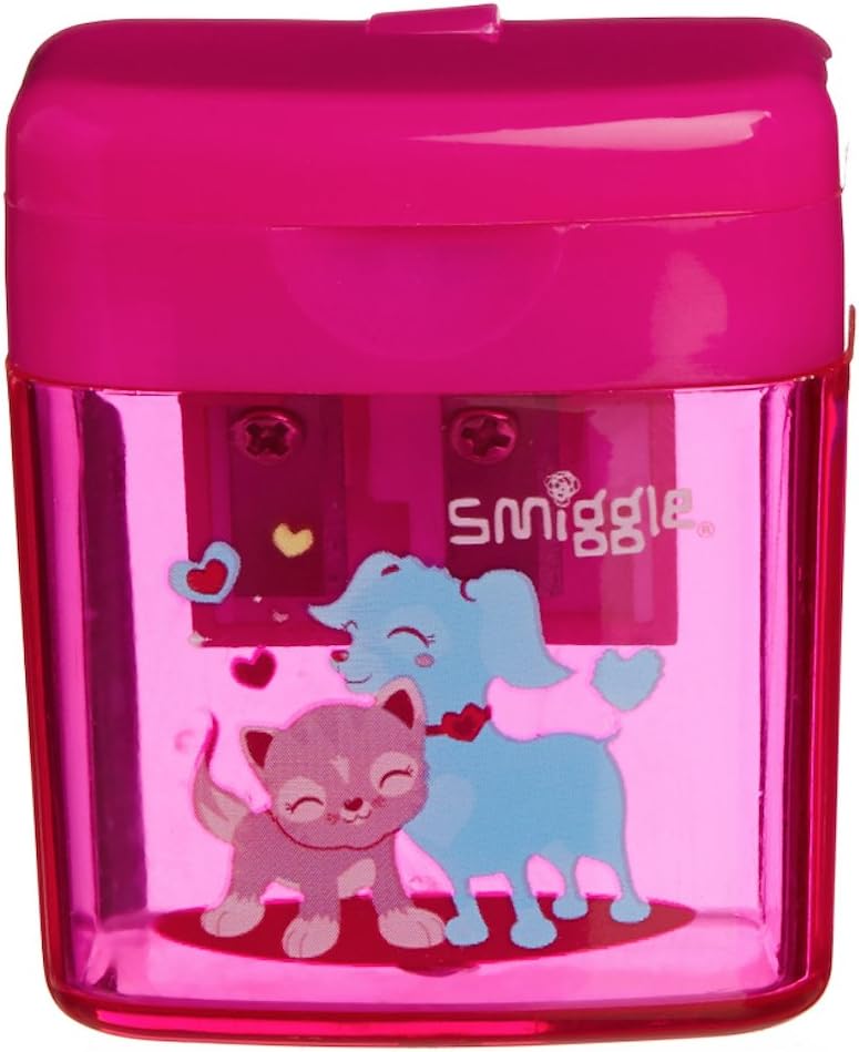 Smiggle Pencil Sharpener Box - Pink