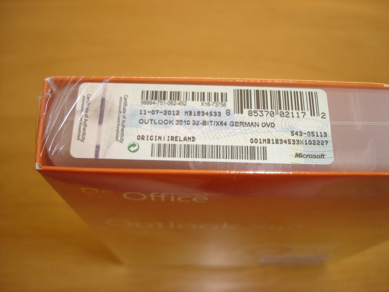 Microsoft Outlook 2010 - 1PC/1User
