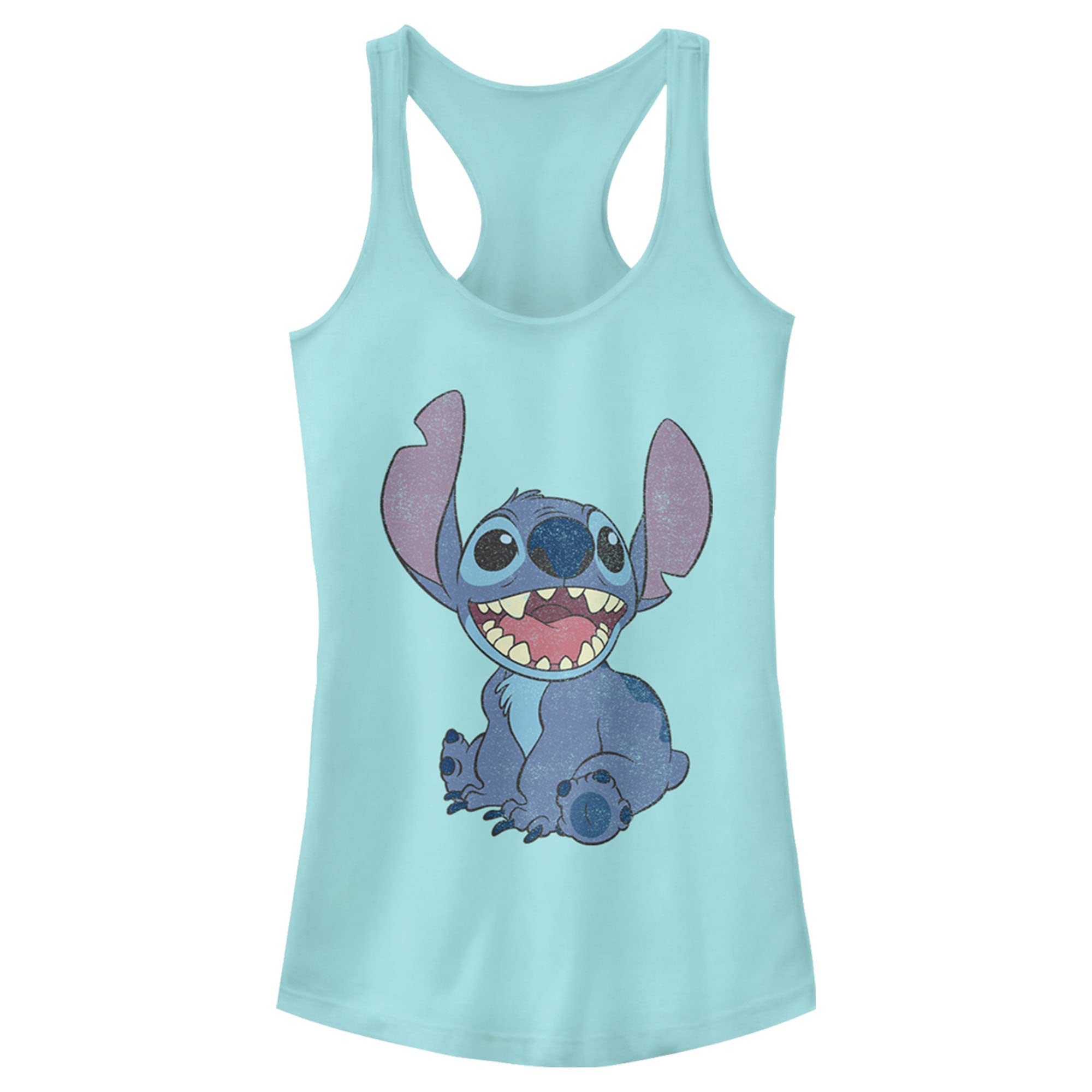 Disney Basic Happy Stitch T-Shirt Donna