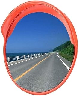 Espejo de tráfico de Cruce de Carreteras, Espejo Convexo de la Comunidad Escolar para prevenir los Accidentes de tráfico Diámetro del Espejo Convexo: 30-120 cm (tamaño: 75 cm)