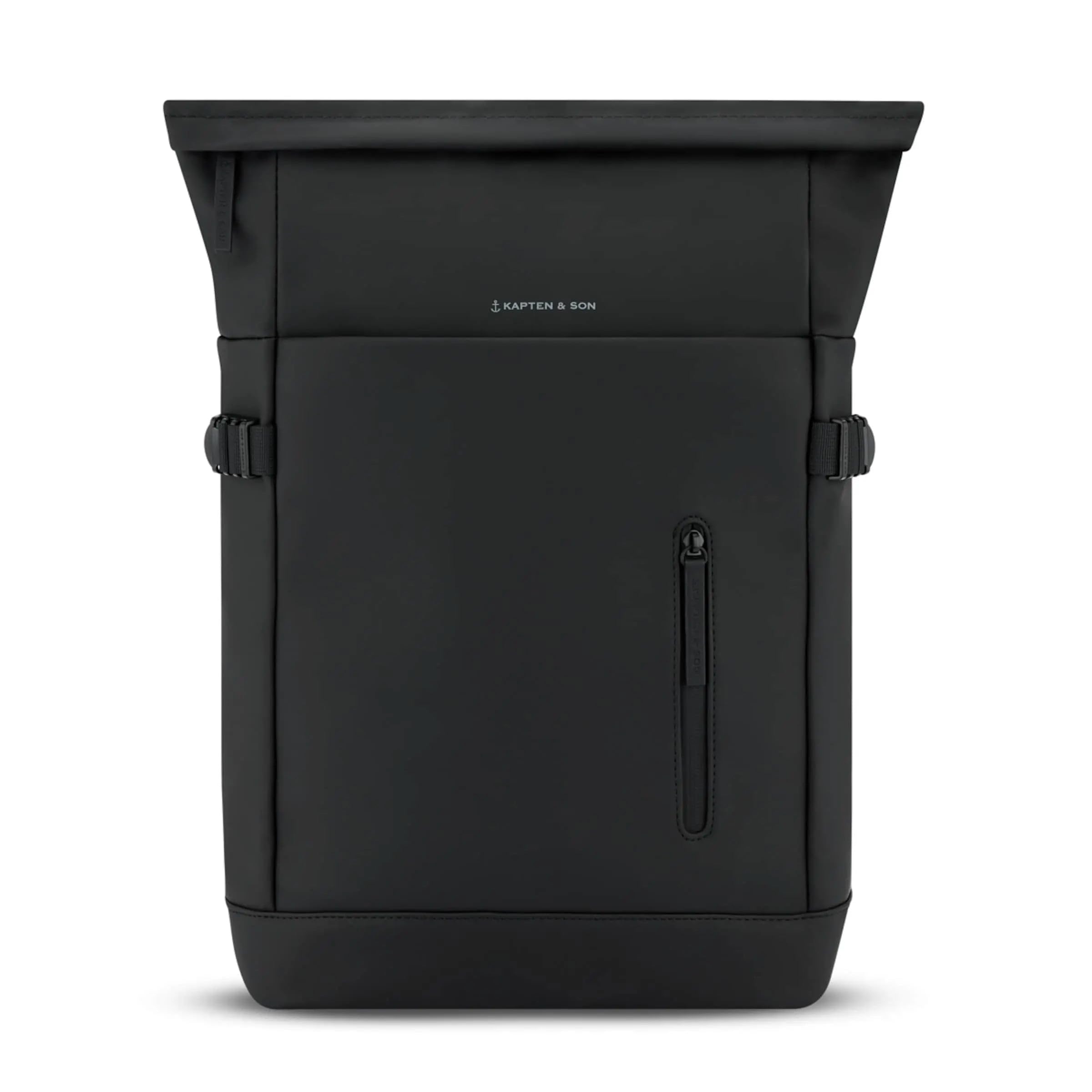 Kapten & Son Helsinki Rucksack / Backpack All Black, 16 Liter