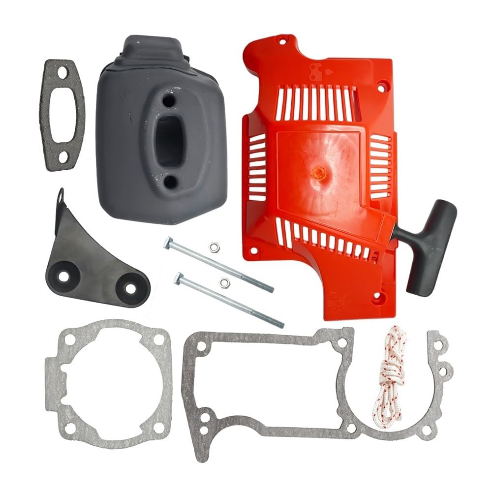 Kit de juntas para pernos de escape de alta resistencia térmica para silenciador de motosierra 55