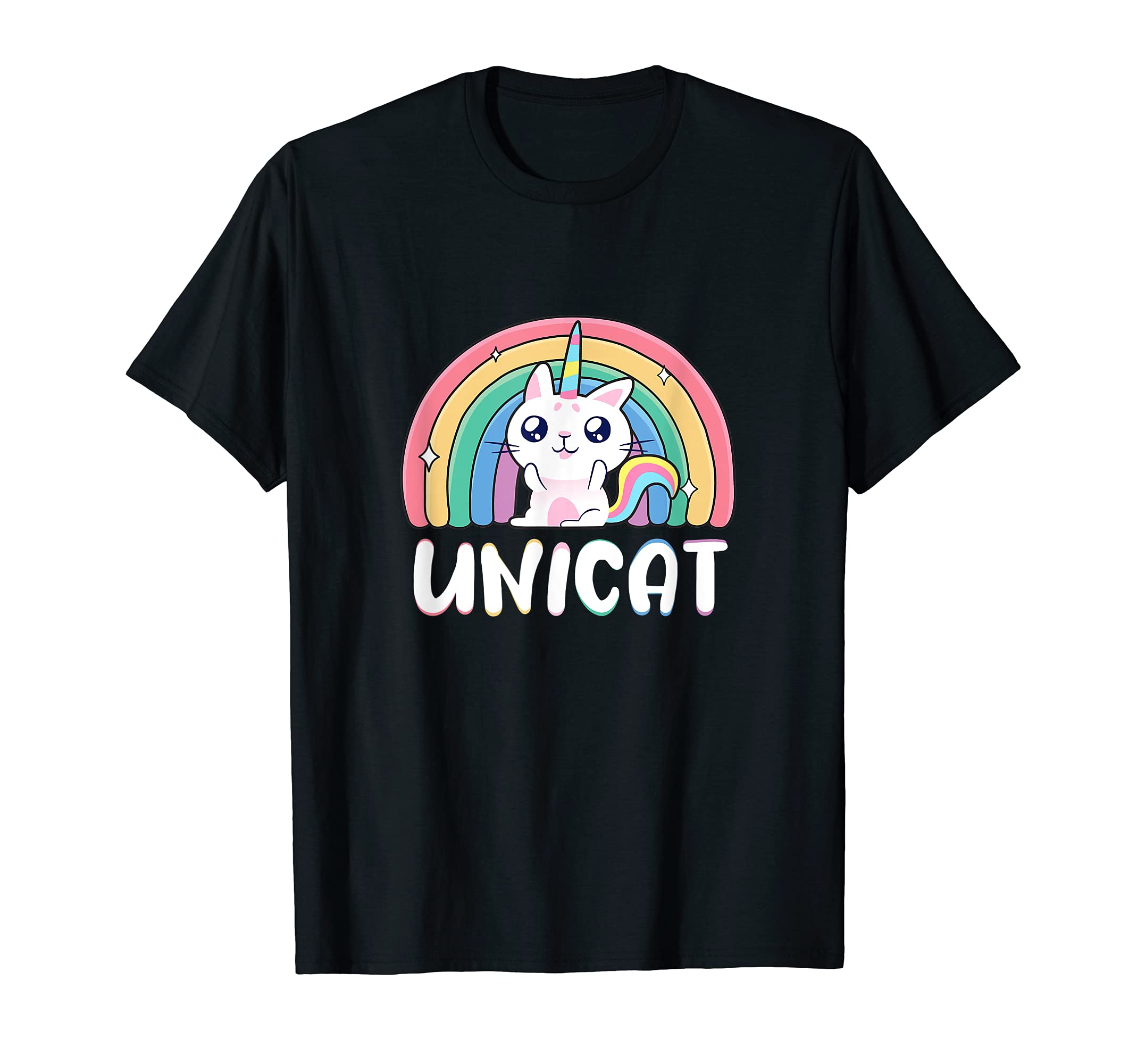 Süsse Einhorn Katze Deko Geschenke für FreundinUnicat Kawaii Cat Unicorn, Rainbow Unicorn Cat T-ShirtOEKO-TEX STANDARD 100