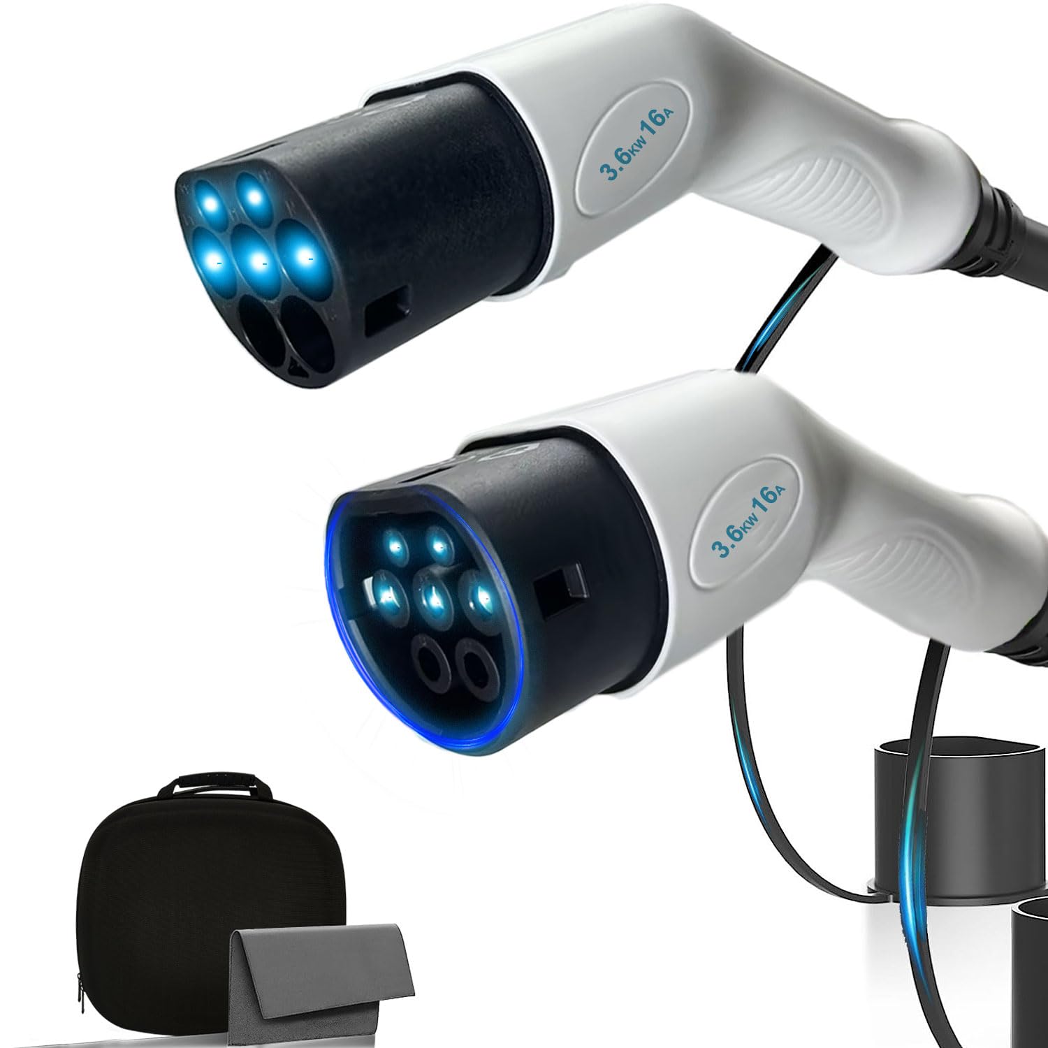 Cavo Di Ricarica EV Aiskooc Tipo 2 - Prolunga 22KW 32A, 5m, Con Borsa, Per Auto Elettriche - Foto 6