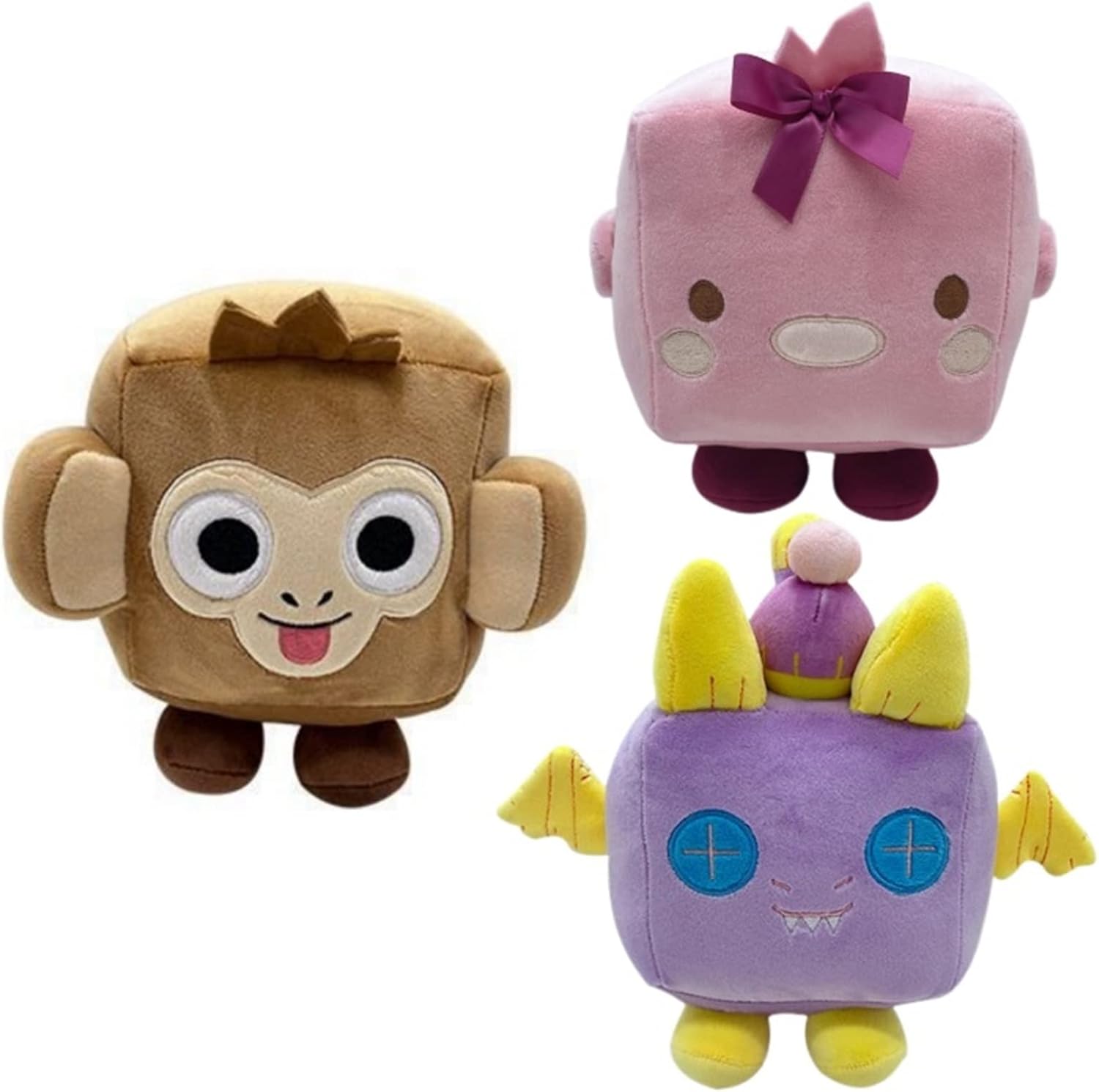 GATSOU 3pcs New Titanic Pet Simulator X Collection Plush