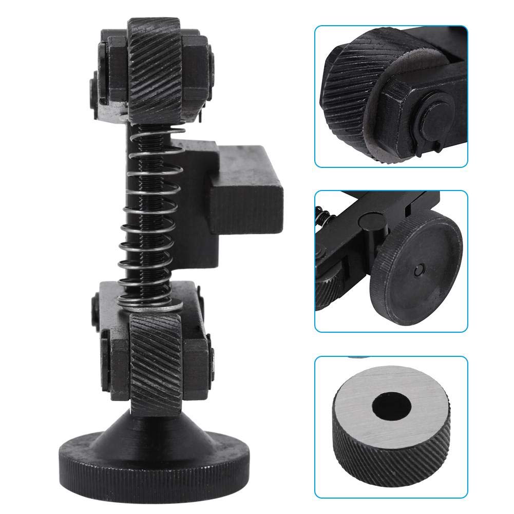 Juego de Moleteado de Doble Rueda, Acero Ajustable, 0.8mm/1.2mm Ruedas Lineales