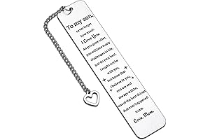 Inspirational Bookmarks for Son from Mom - Easter, Birthday, Graduation Gifts for Teen Boys