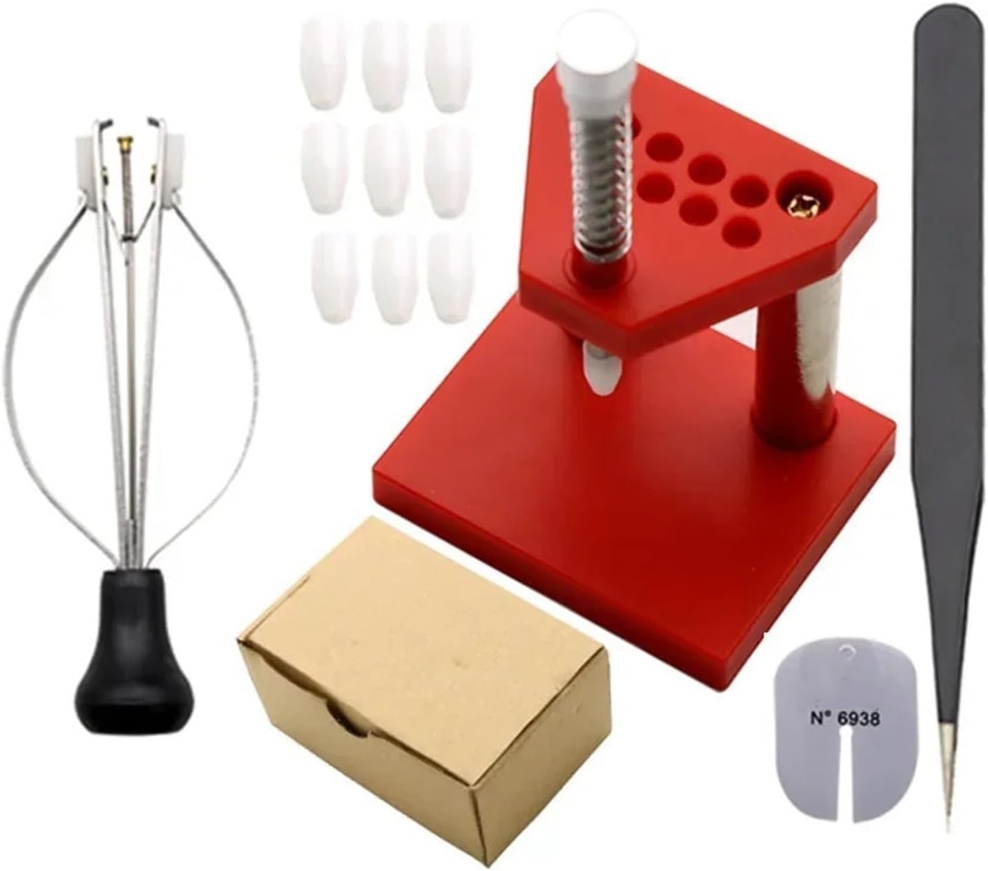 Watch Hand Needle Remover Presser Portable Wristwatch Plunger Puller Accurate Parts Watchmaker Repair Fittings Tools Red Machine