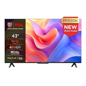 TCL 43PF650K 43-inch 4K Ultra HD HDR TV Smart LED Fire TV