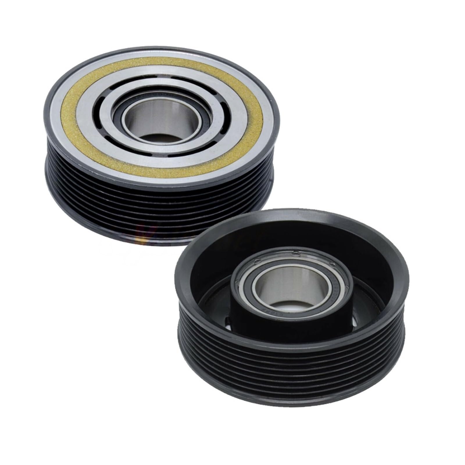 Puaywmoz Pulley Ac Compressor Clutch Kit Fit For Bmw 5-Series F18 F10 F11 523I 528I 530I 3.0 64529165808 Ac Compressor Clutch Assembly Pv8 7Sbu17c(Pulley)