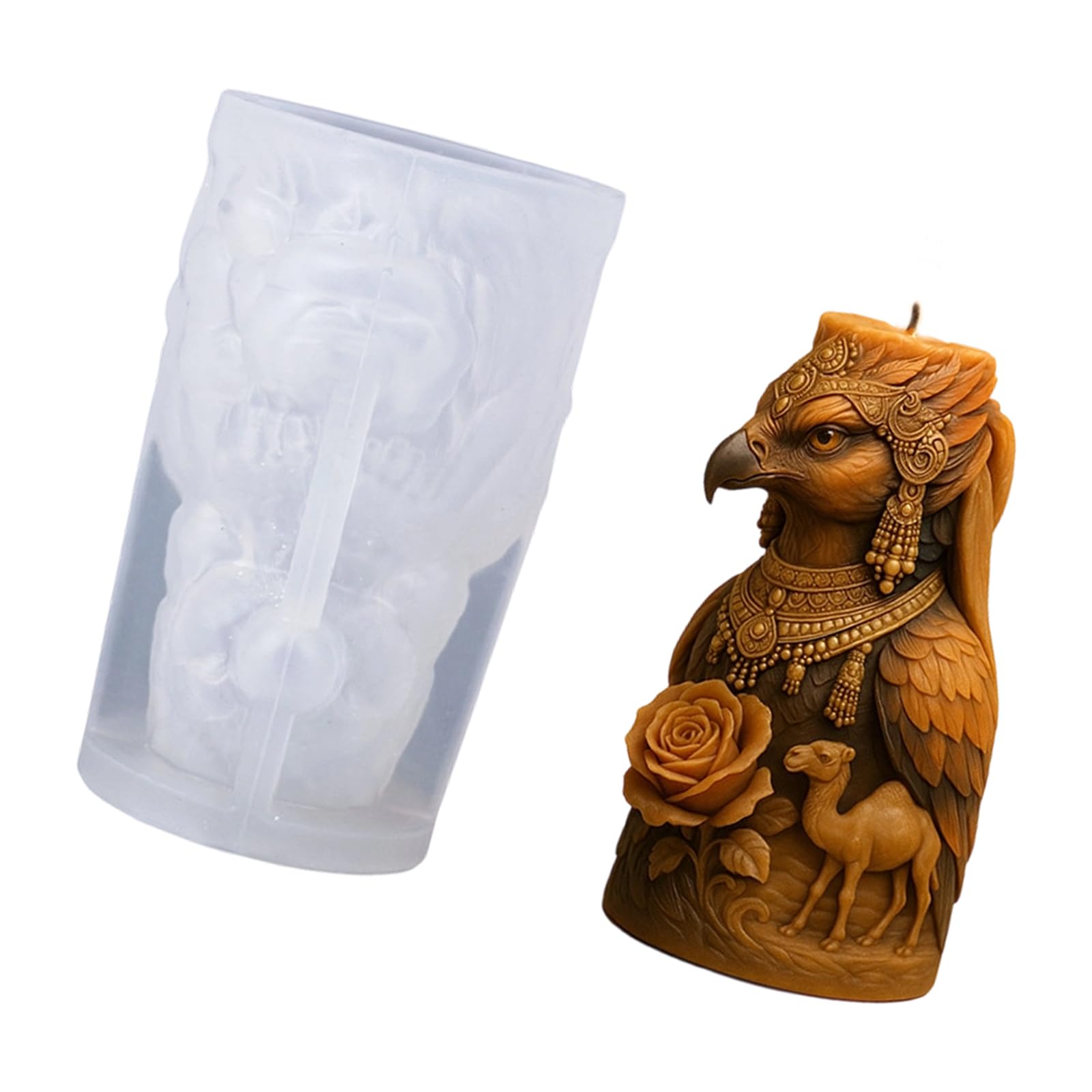 Kalttoy Creative Silicone to Craft Realistic Hawks and Fall Foliage Scented Food Grade Silicone Mold with East Hawks and Fall Designs