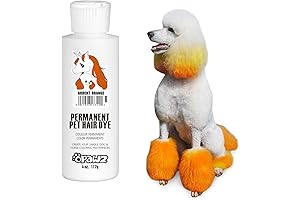 OPAWZ Permanent Pet Hair Dye: Bright Orange for Dogs and Horses