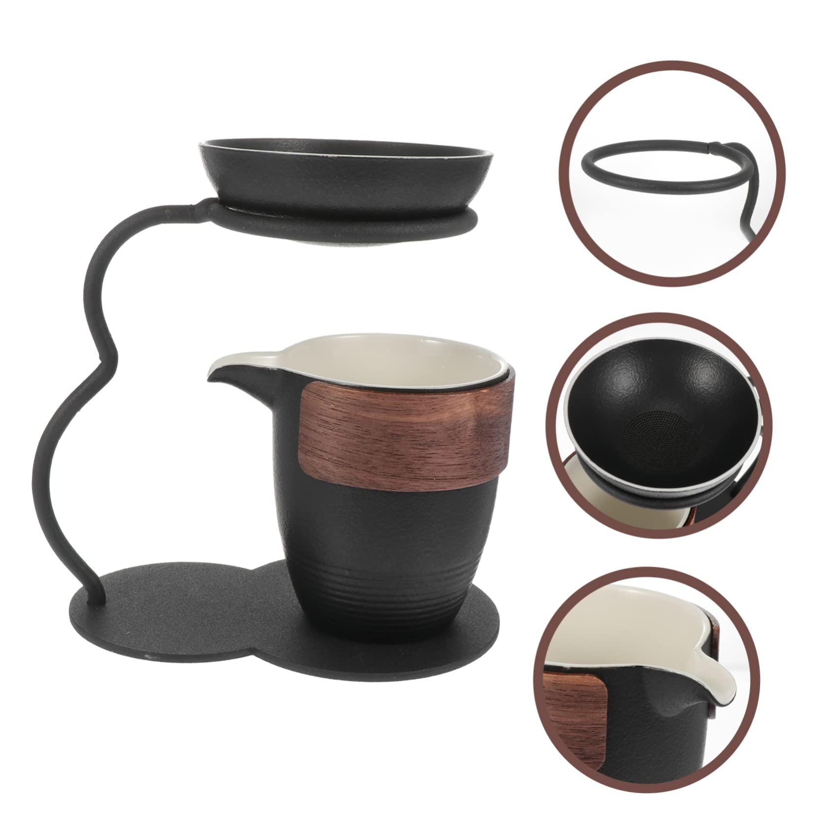 Zerodeko Wysokiej Jakości Ceramiczny Zestaw Do Herbaty - Zaparzacz Do Herbaty - Akcesoria Do Picia Herbaty - 1 Zestaw Akcesoriów Do Herbaty Kung Fu Do Codziennego Użytku