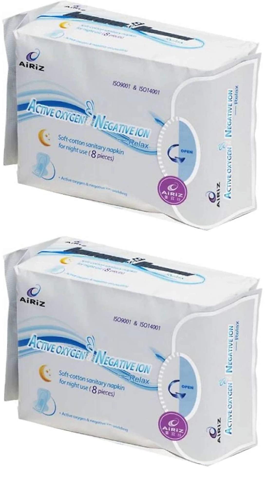 Airiz Soft-Cotton Sanitary Pads With Wings For Night Use :: 280mm Long :: 16 pads in 2 Pack (B093H5S3WV) Amazon Price History, Amazon Price Tracker
