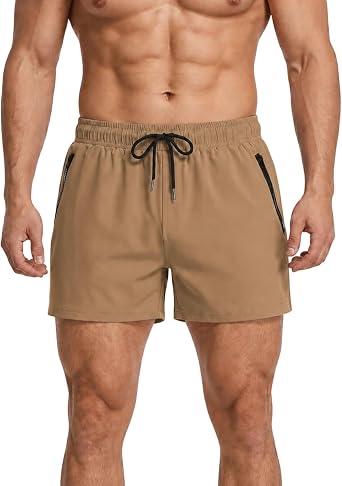 Mens Swim Trunks Athletic Beach Board Shorts Swimwear Bathing Suit