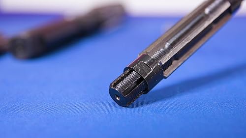 Miniatura 6 de Drill America DWRRADJ Fresadora manual ajustable de alta velocidad, ("8A" - "O") acanalado recto, vástago redondo con extremo cuadrado, acabado en