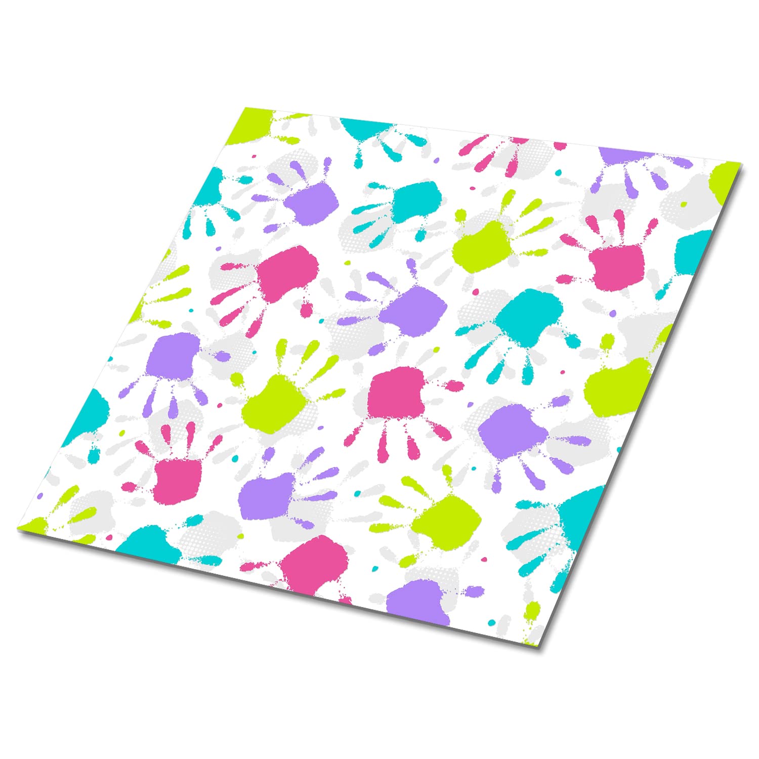 Baldosas autoadhesivas pared impermeables en PVC lavable kit de 9 piezas