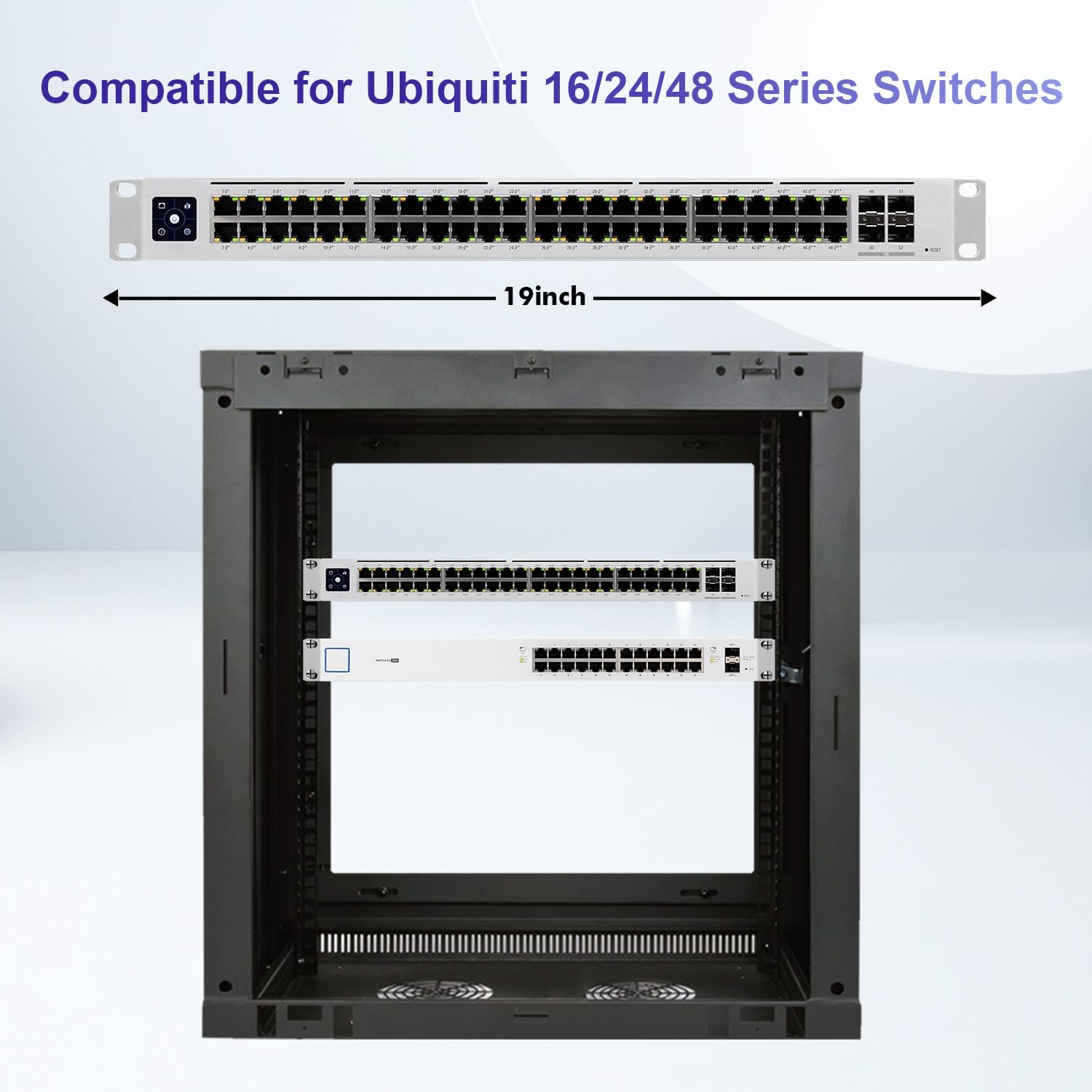 Amazon.com: Rack Mount Kit for Ubiquiti Switch, 1U Rack Ears for
