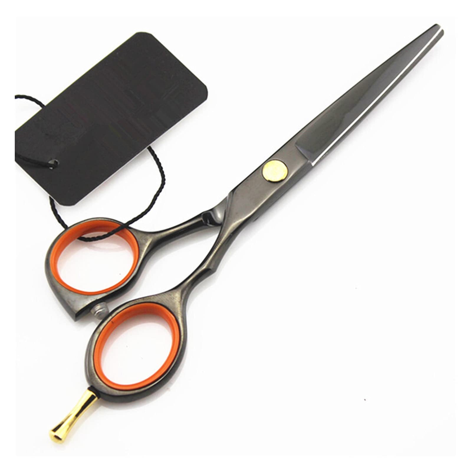 Tijeras para Cortar El Cabello, Tijeras Negras para El Cabello De 5,5 Pulgadas, Tijeras para Adelgazar El Cabello, Tijeras De Peluquería, Kit para Cortar El Cabello con TSet-Q