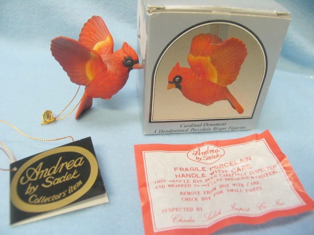 Andrea by Sadek Cardinal Ornament 1987 7910