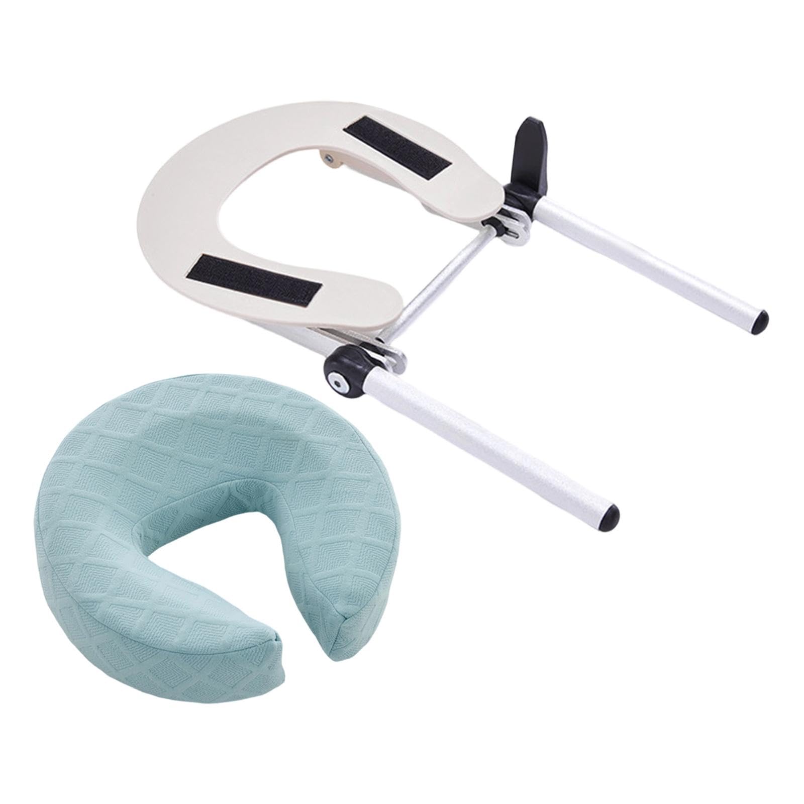 Cojín ergonómico portátil transpirable Qianly y soporte de aluminio regulable